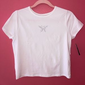 Hollister Embellished Baby Tee